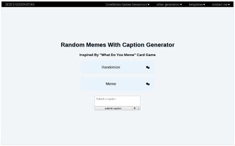 Random Memes With Caption Generator