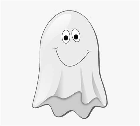 Halloween Clip Art Cute Little Ghost - Transparent Background Ghost ...