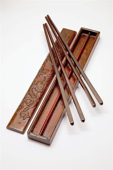 Chinese Chopsticks Gift Packed Into Wooden Box Stock Photo - Image of tool, tasteful: 17473142