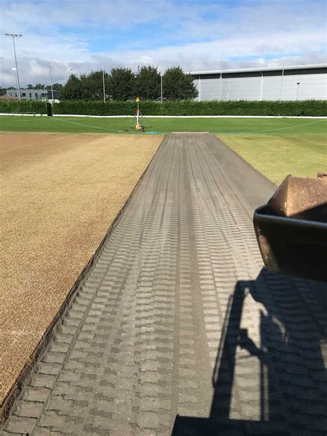 Loughborough University Cricket Pitch Construction | Fineturf