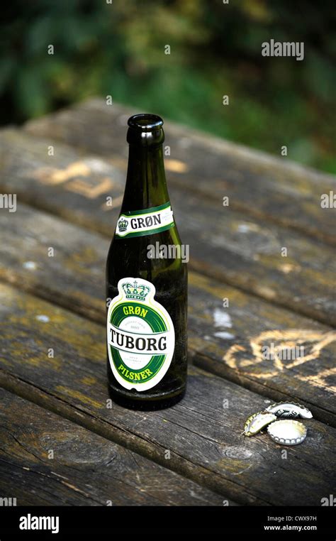 Bottle of Tuborg beer Stock Photo - Alamy