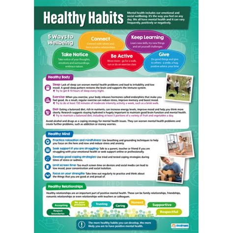 Healthy Habits Poster - Daydream Education