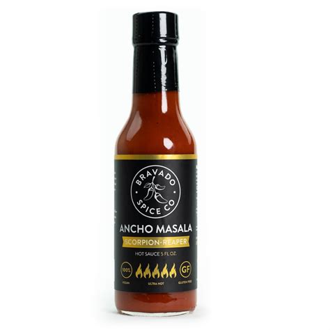 Bravado Ancho Masala Scorpion Reaper Hot Sauce - Heatsupply