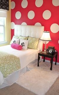 Polka Dots in a Teen or Tween Bedroom
