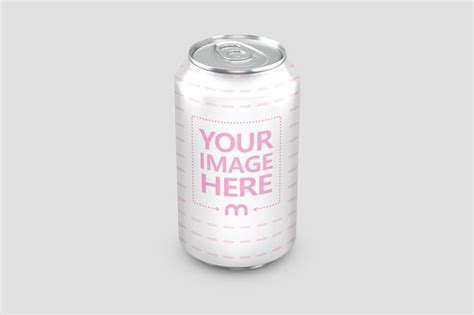 3D Beer Can Mockup - Mediamodifier