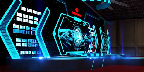 Techcombank Futuristic on Behance | Stage lighting design, Stage set design, Futuristic