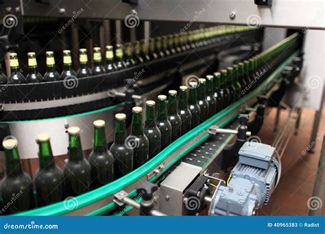 Bottling line stock image. Image of beer, cellar, food - 40965383