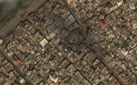 Satellite images reveal destruction in Gaza following Israeli ...