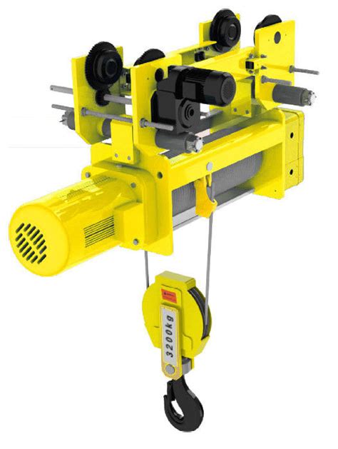 Standard Low Headroom Electric Hoist 2/1 Rope Reeving Remote Control