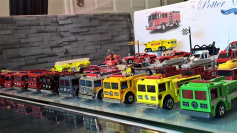 Hot Wheels FIRE TRUCKS Collection Fire Trucks, Diorama, Hot Wheels, Vehicles, Photos, Quick ...