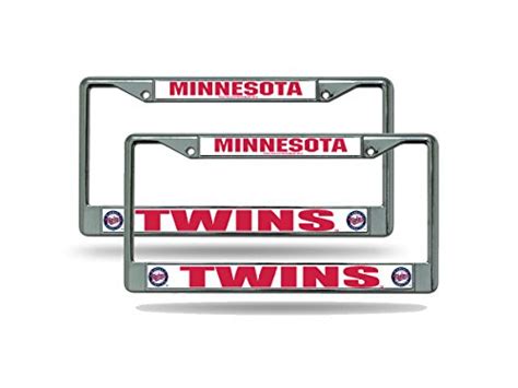 Minnesota Twins Chrome License Plate Frame – Set of 2