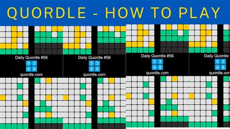 Quordle - How To Play! - YouTube