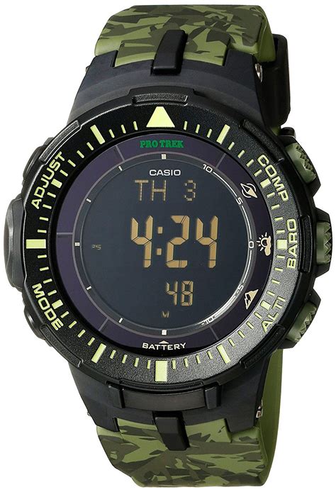 Casio Men's Pro Trek PRG-300CM-3CR Solar-Power Triple-Sensor Watch | Casio protrek, Relojes gps ...