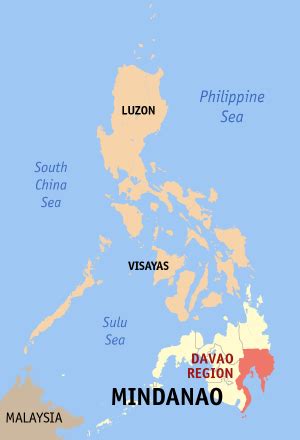 Region 11 : Cities and Provinces in Davao Region XI Philippines - Philippines