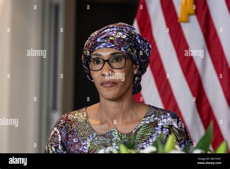 Fatoumatta Barrow, First Lady of The Gambia attends first meeting of Global First Ladies Academy ...