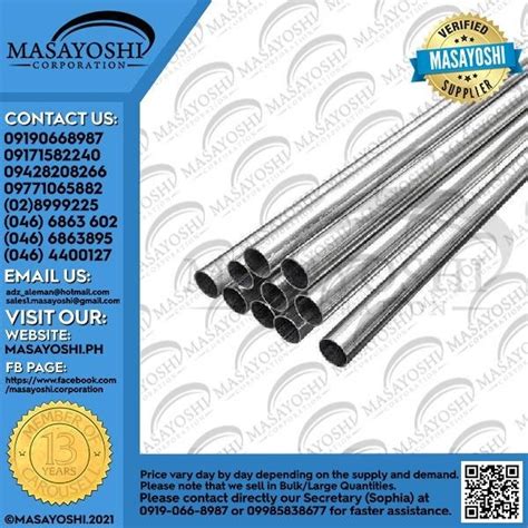 GI Pipe 1-1/2" x 40mm | GI Pipe | Pipe | Galvanized Iron Pipe | Metal ...