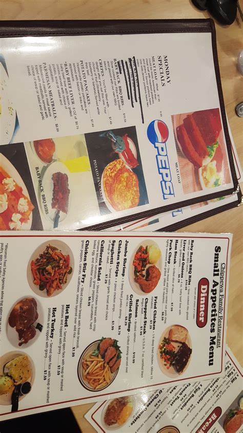 Chippewa Family Restaurant Menu (Updated 2024)