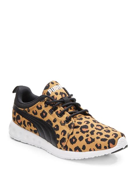 Lyst - Puma Carson Runner Leopard-Print Canvas Sneakers