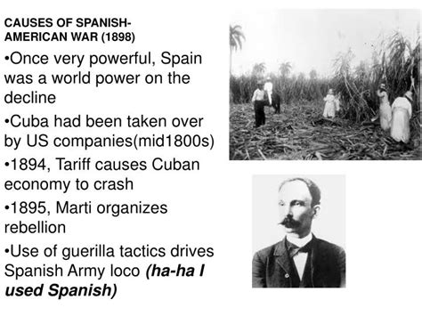 PPT - CAUSES OF SPANISH-AMERICAN WAR (1898) PowerPoint Presentation, free download - ID:6387111