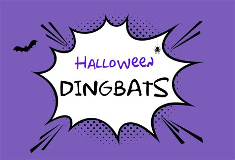 Halloween Dingbat Puzzles With Answers 2024