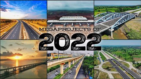 Looking Back At 2022 of India's Infrastructure Development | 22 Top Megaprojects Of India - Drones