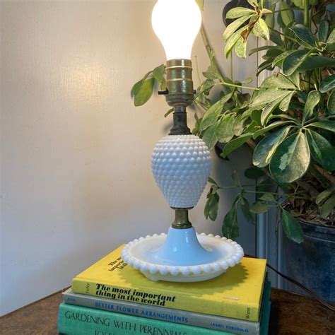 Milk Glass Lamp - Etsy