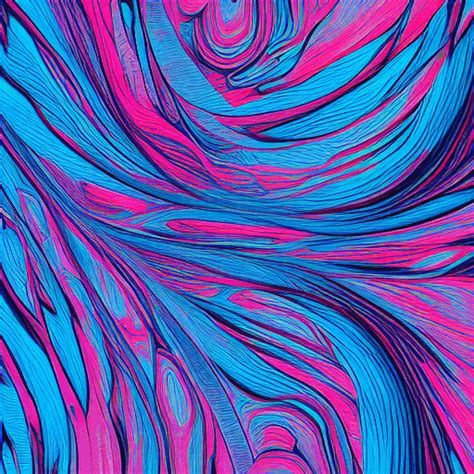 Black White Pink Blue Abstract Wallpaper
