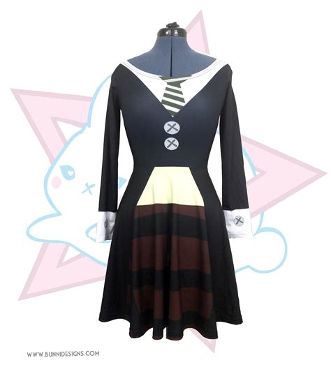 MAKA ALBARN | LONG SLEEVE SKATER DRESS | SOUL EATER | Bunni Designs | Long sleeve skater dress ...