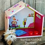 American Girl Doll Dog house | A Piece of Life's Pie