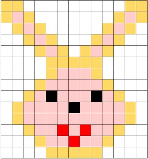 Pixel Art di Pasqua: la scheda di un coniglio facile - Maestro Alberto