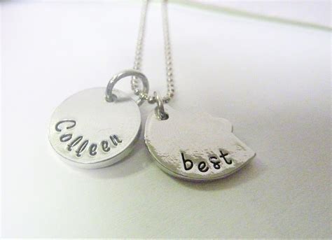 Best Friends Forever Necklaces Friends Jewelry Personalized - Etsy