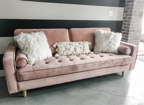 Blush Sofa / $325 each — Lincoln Florist Event Rentals | Rose Joy ...