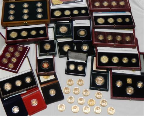 Gold and Coin Collections including Krugerrands, Britannias, Sets etc ...