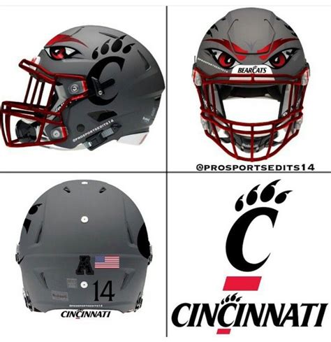 Cincinnati Bearcats - c'mon, let's get real. Stick with your classic combos. The clawed ...