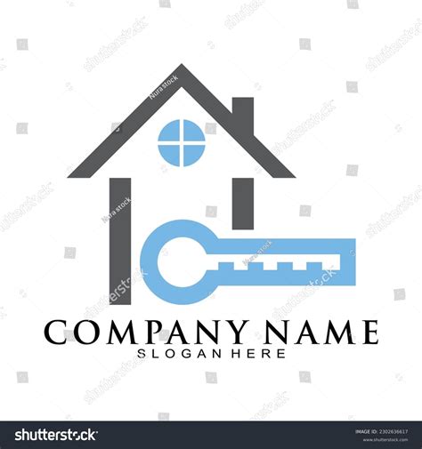 House Key Symbol Vector Logo Stock Vector (Royalty Free) 2302636617 | Shutterstock