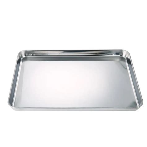 Square Pan Bakeware Oven Sheet Stainless Steel Heavy baking Sheet Nonstick Cooking Pan Tray for ...