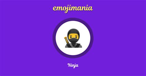 🥷 Ninja emoji Copy & Paste - Emojimania