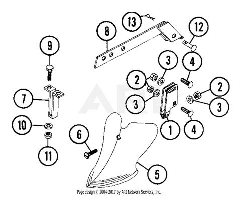 Ariens 702013 Furrower Kit Parts Diagram for Furrower Kit, 8"