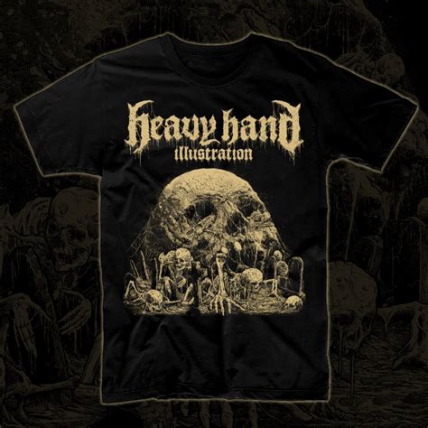 Graveyard T-Shirt | Heavy Hand Illustration