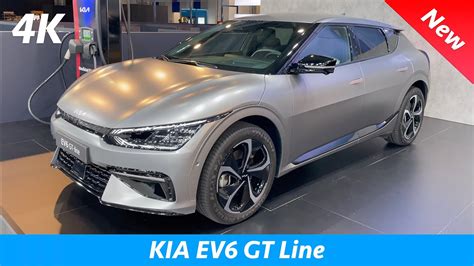 KIA EV6 2022 (GT-Line) - FIRST full review in 4K | Exterior - Interior ...