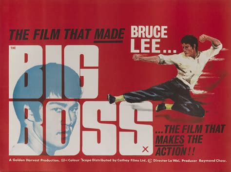 Tang Shan Da Xiong/ The Big Boss (1971), poster, British | Original Film Posters | 2022 | Sotheby's