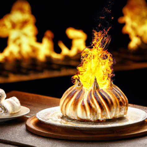 Flaming Baked Alaska Dessert Recipe | Jim-Bot