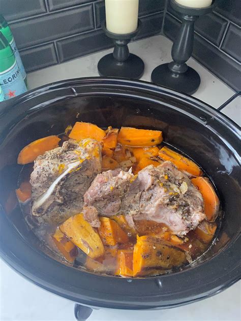 Pork Shoulder Roast w/ Sweet Potatoes : r/slowcooking