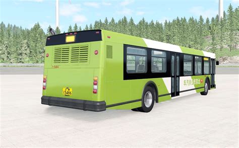 BeamNG - Wentward DT40L Green Beijing Bus Mod | BeamNG Drive | Mods.club