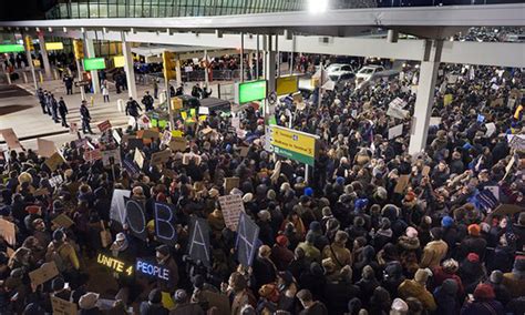 From the JFK Protest: Thousands Block Airport Street: “No deportations ...