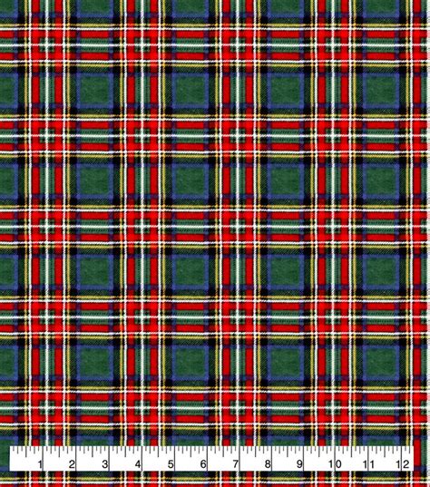 Cotton Quilt Fabric Flannel Super Snuggle Christmas Green Tartan Plaid - AUNTIE CHRIS QUILT ...