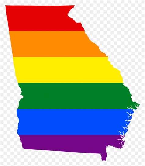 Lgbt Flag Map Of Georgia - Illinois State Clipart – Stunning free transparent png clipart images ...