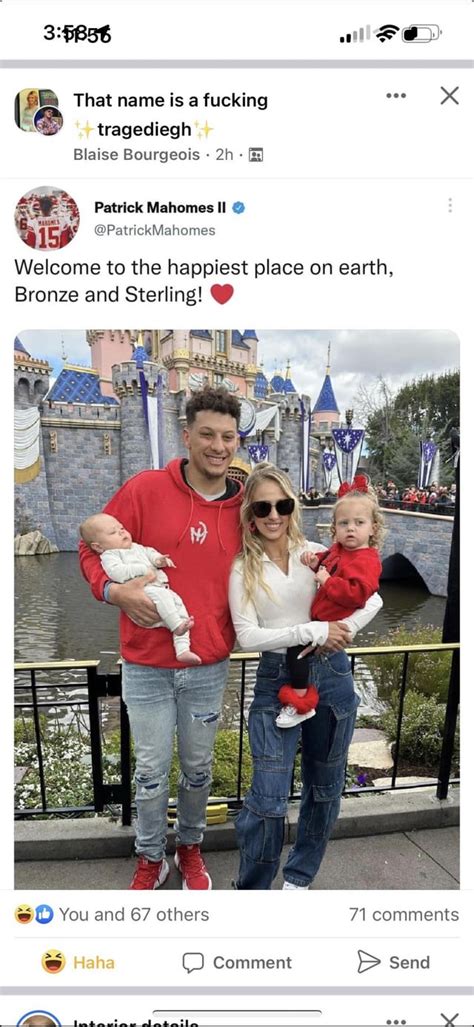 Patrick mahomes kids names . : r/NameNerdCirclejerk