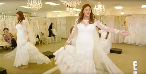 Caitlyn Jenner Tries on Wedding Dresses | Arabia Weddings