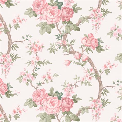 Ditsy Floral Rose Pink Wallpaper by Woodchip & Magnolia